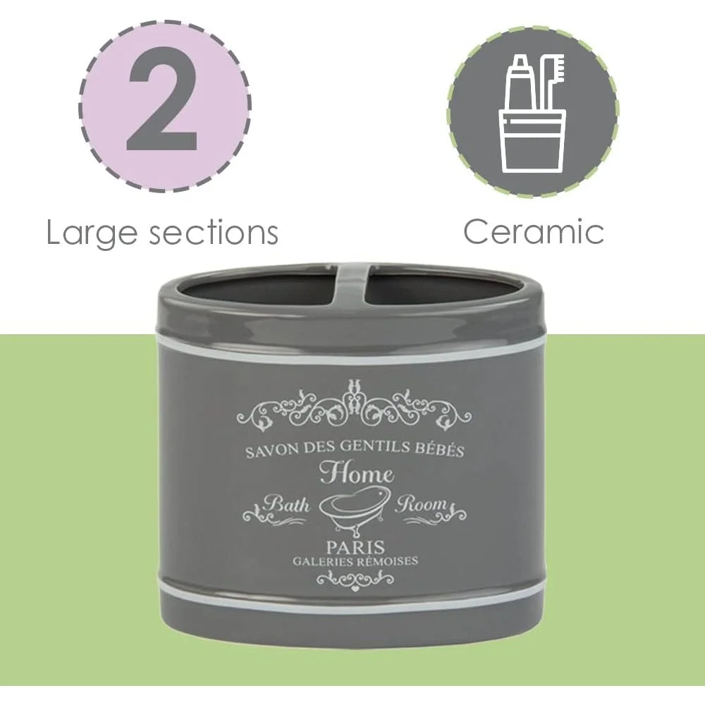 4-Piece Ceramic Bathroom Set