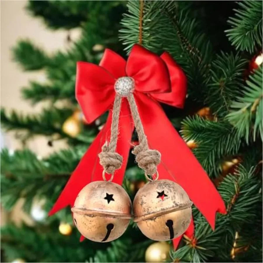 Vintage style Hanging Christmas Sleigh Bells