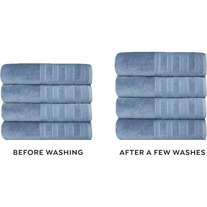 Plush Premium Cotton Hand Towels-Set of 4