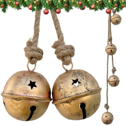 Vintage style Hanging Christmas Sleigh Bells