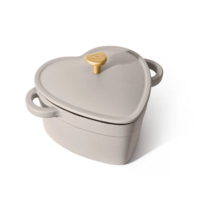 2qt Heart Cast Iron Dutch Oven
