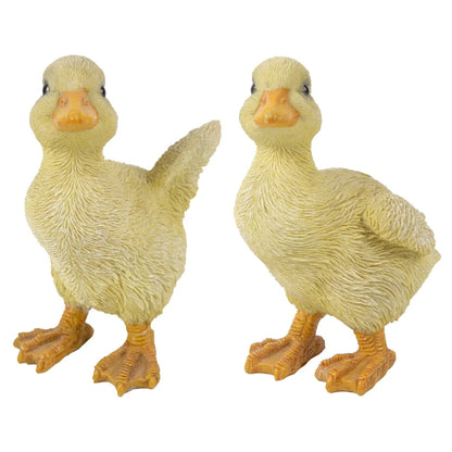 Realistic Yellow Ducklings Garden Statue-Set of 2
