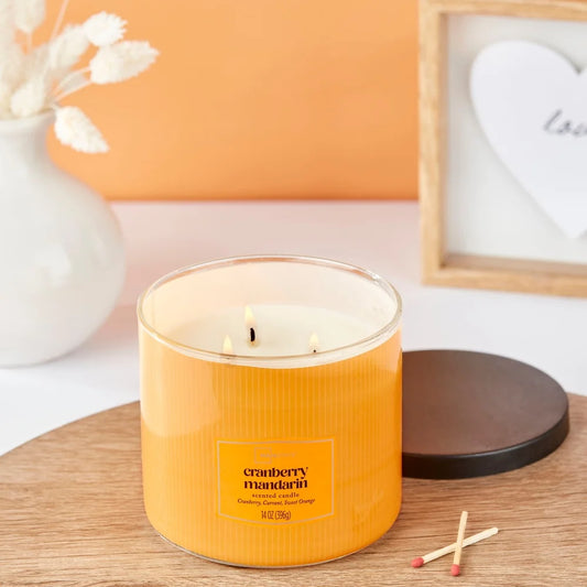 Cranberry Mandarin 3-Wick Candle