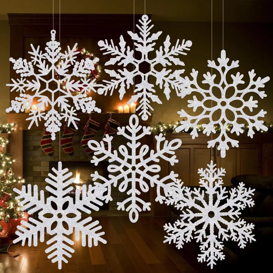 15'' Hanging Giant Snowflake Decorations
