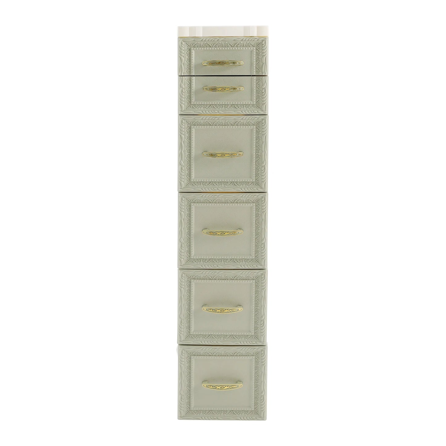 Narrow Storage Cabinet with Movable Wheels