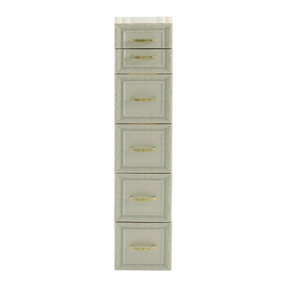 Narrow Storage Cabinet with Movable Wheels