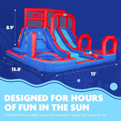 Mega Climb N’ Go Inflatable Water Slide Park