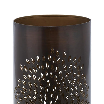 Set of 3 Copper Candle Tree Lantern