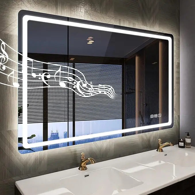 40"x28" Led-Bathroom-Mirror w/Bluetooth