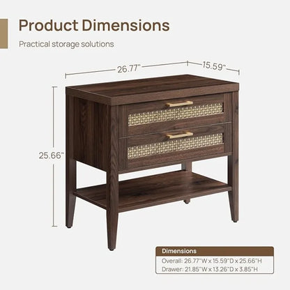Sets of 2 Rustic Bedside Tables