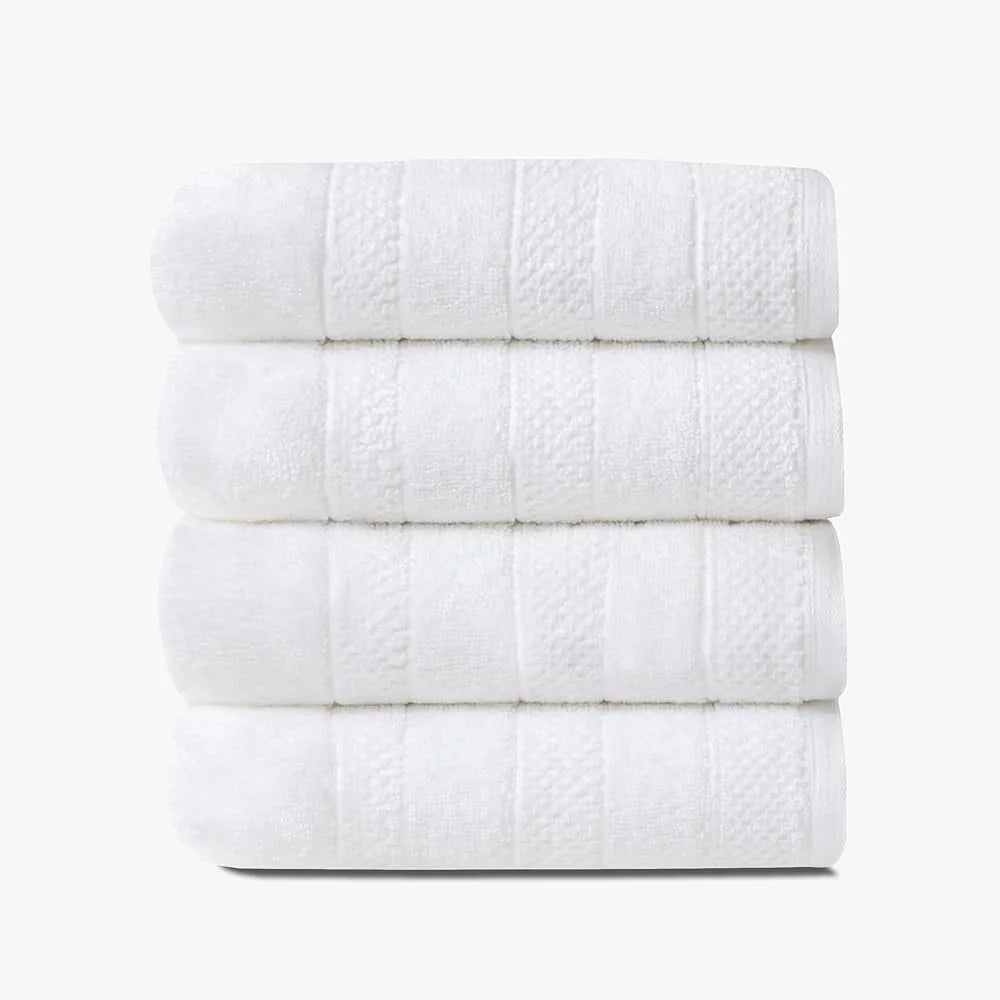 Plush Premium Cotton Hand Towels-Set of 4