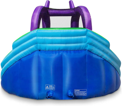 Bounce House for Kids with Climbing Wall, Water Slide, and Pool - Includes Blower