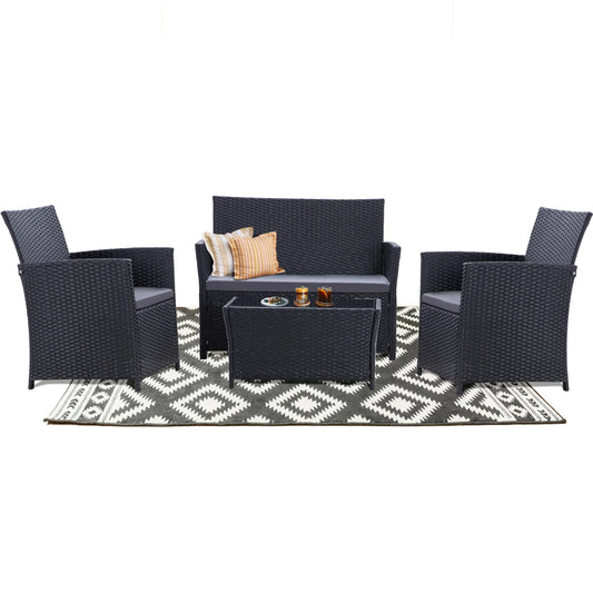 4 Piece Patio Furniture Set