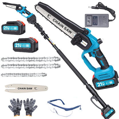 2-in-1 Cordless Pole Saw and Mini Chainsaw