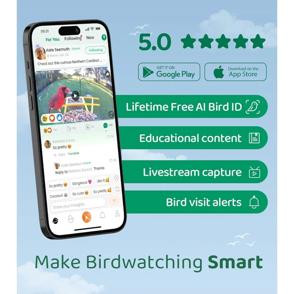 Smart Bird Feeder with Camera