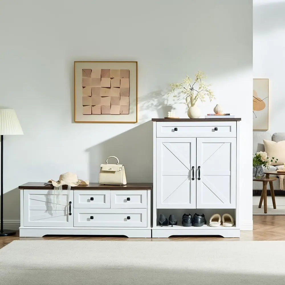 48in Farmhouse Storage Bench