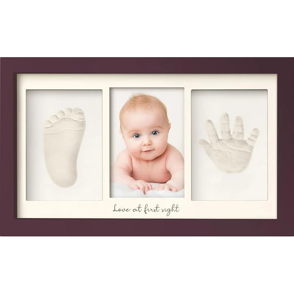 Personalized Baby Hand and Footprint Keepsake Photo Frame Kit