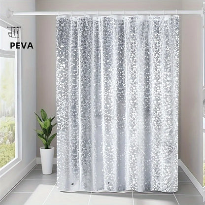 3D Pebble Pattern Shower Curtain