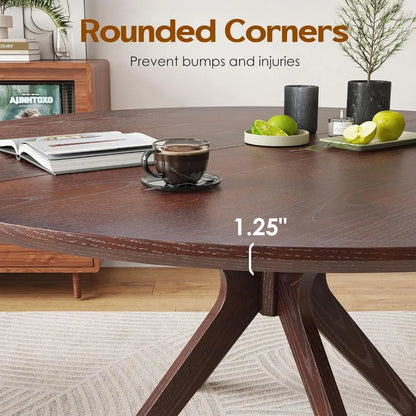 47.2" Solid Wood Dining Table