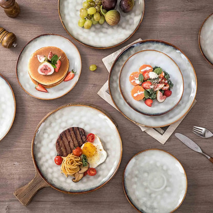 11 Inch Porcelain Pizza, Pasta, Salad Plate Set