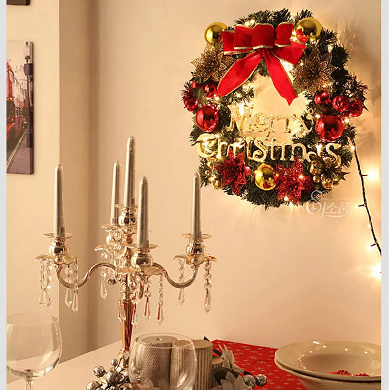 12 Inch Festive Window Christmas Wreath