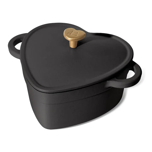 2qt Heart Cast Iron Dutch Oven