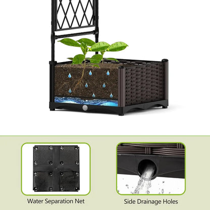 Garden Arbor w/2 Planter Boxes