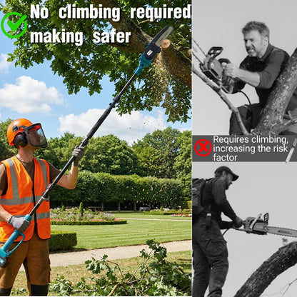 2-in-1 Cordless Pole Saw and Mini Chainsaw