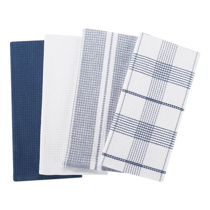 4 Pack Waffle Weave Oversized Cotton Kitchen Towels