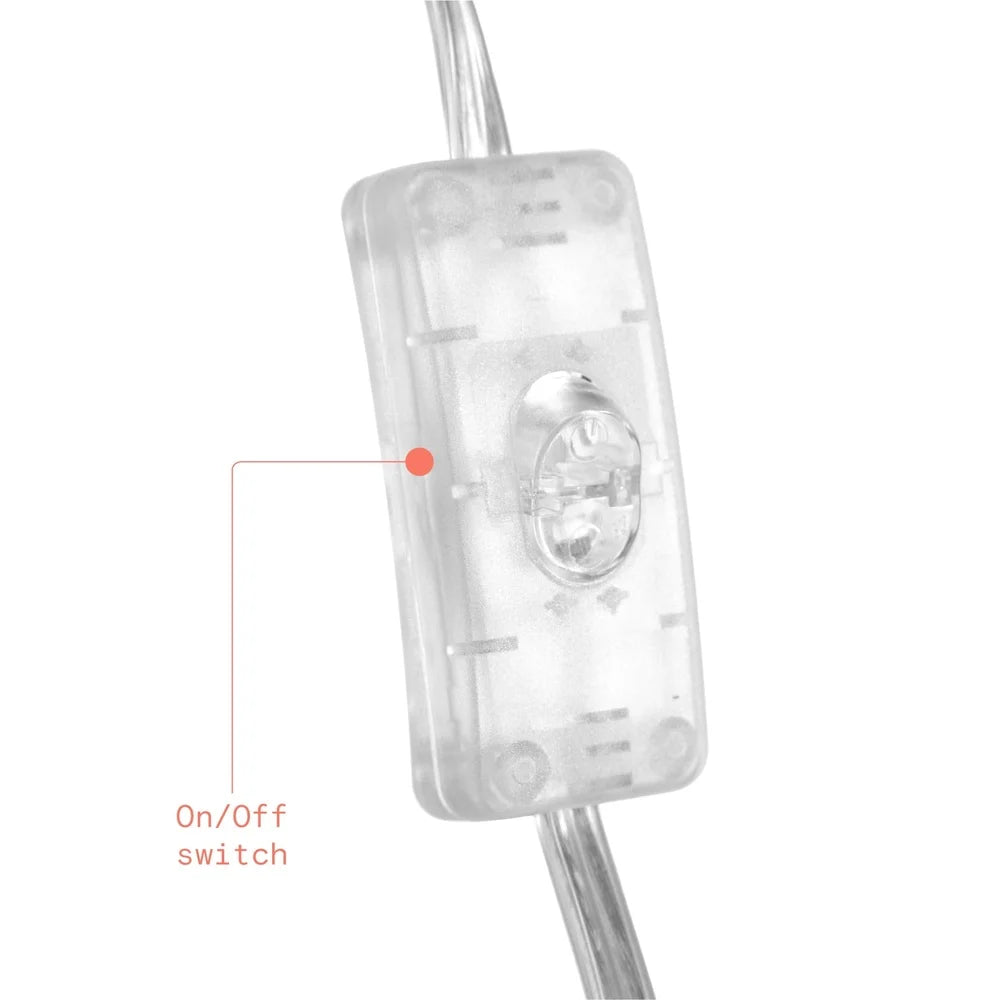 19in Gold Metal Table Lamp with Glass Petal Shade