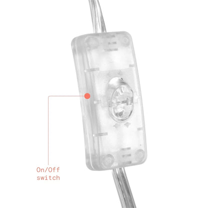 19in Gold Metal Table Lamp with Glass Petal Shade