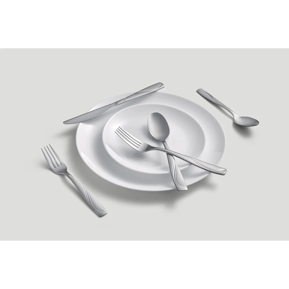 20-Piece Elegant Stainless-Steel Flatware Set