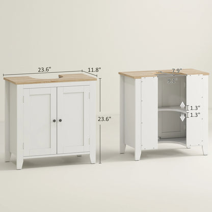 Pedestal Sink, with under Sink Cabinet