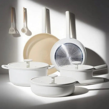 17 pcs-Ceramic Cookware Sets