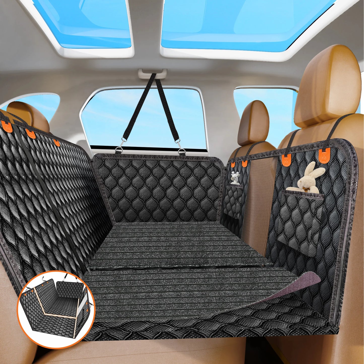 Non-Slip Back Seat Extender for Dogs