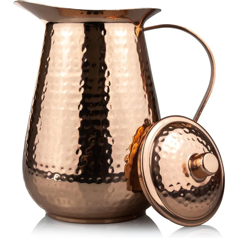 68 Oz Copper Pitcher with Lid