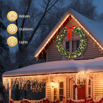 60in Festive Wreath