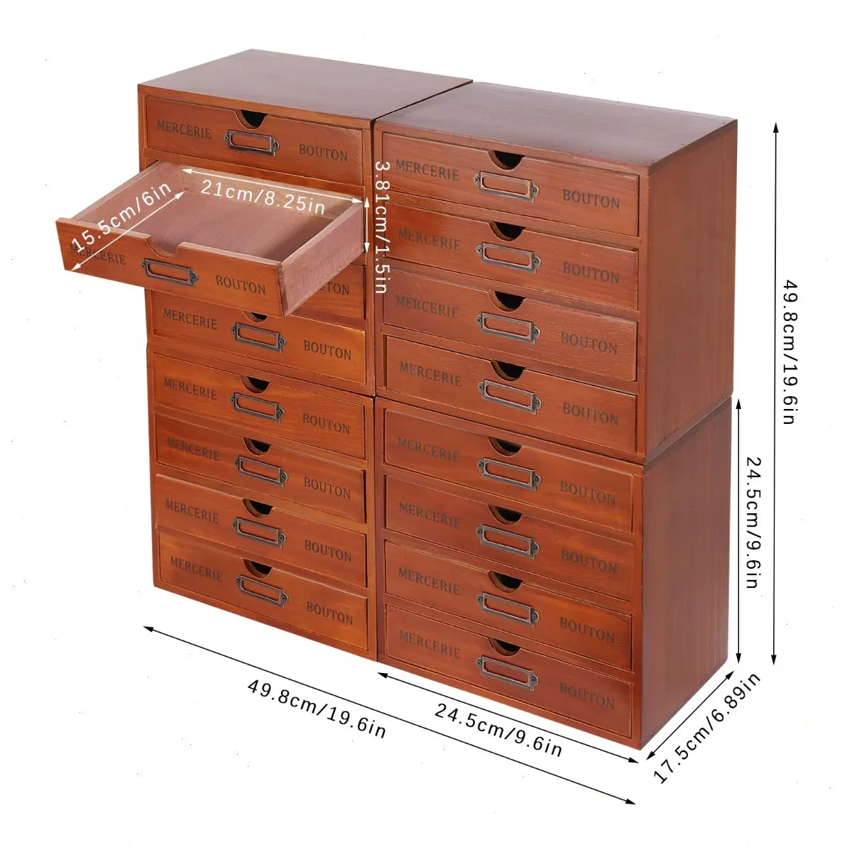 4 Tier Organizers with 6 Compartment Storage Box