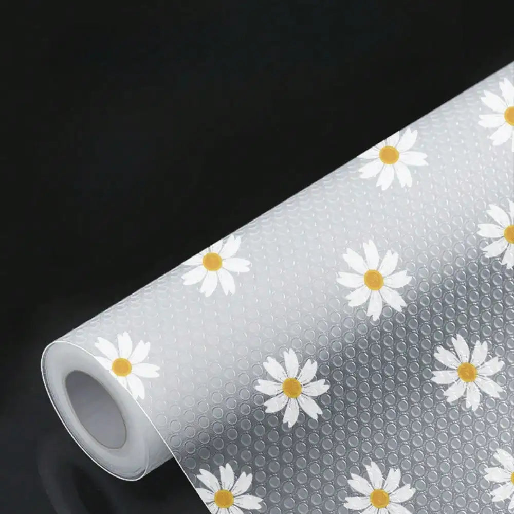 118in Waterproof Non-Slip Daisy Shelf Liner