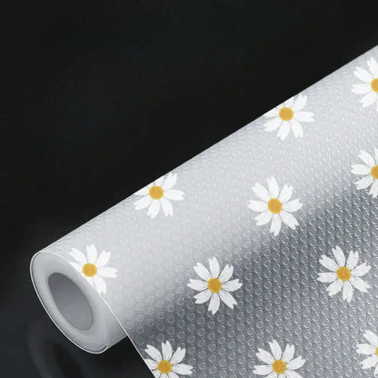 118in Waterproof Non-Slip Daisy Shelf Liner