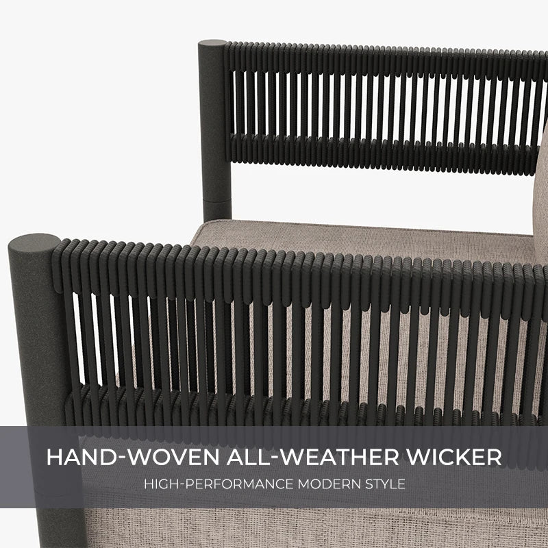 5-Piece Outdoor Wicker Furniture Set