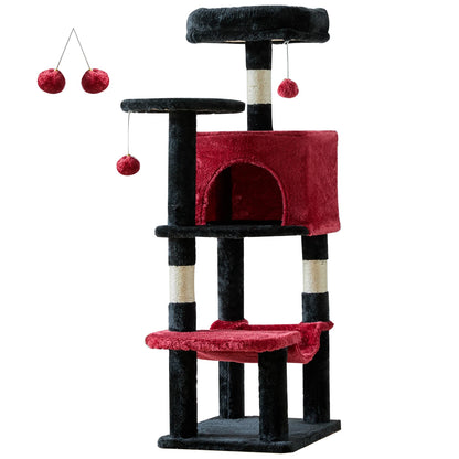 44In Tall Multi-Cat Climbing Tower