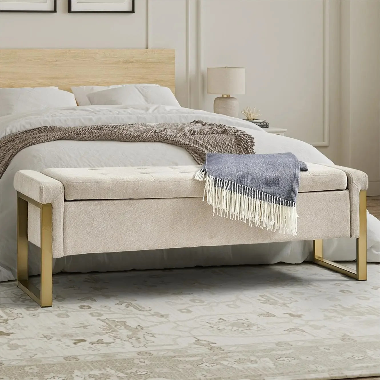 Modern Bench with storage