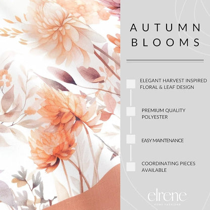 Autumn Floral Placemats13x19 Inches Heavyweight Polyester Machine Washable Set of 4