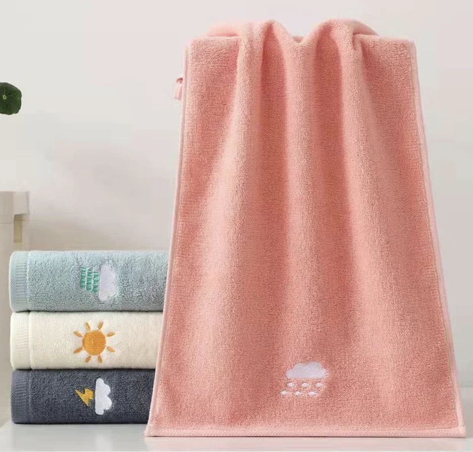 Set of 4 Hand Towels, Soft Cotton