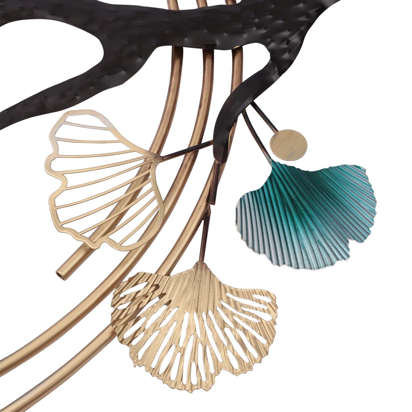 3D Ginkgo Tree Metal Wall Art