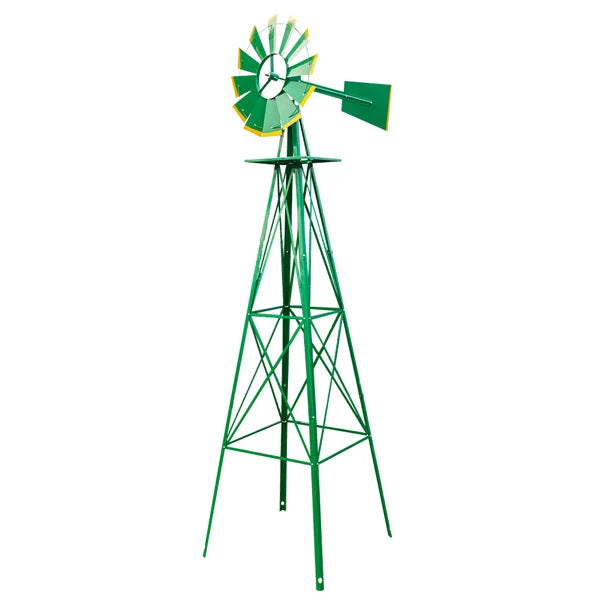 8FT Steel Windmill Weather Resistant