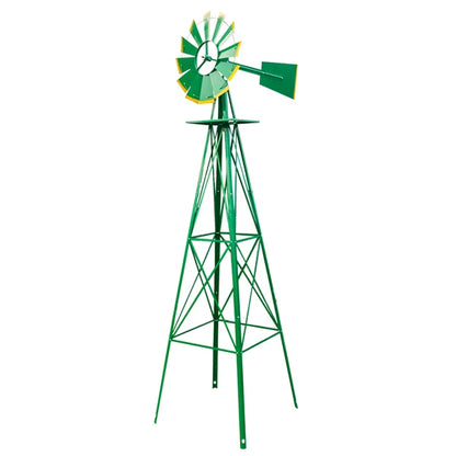 8FT Steel Windmill Weather Resistant