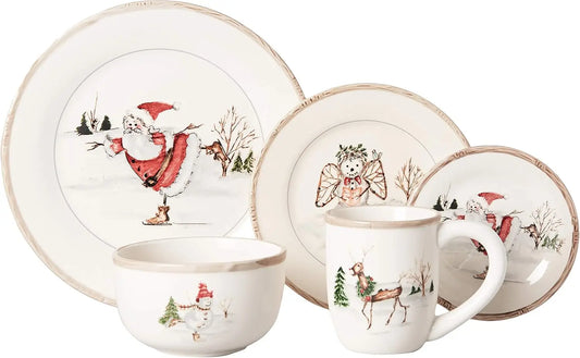 20-Piece Christmas Twig Holiday Dinnerware Set