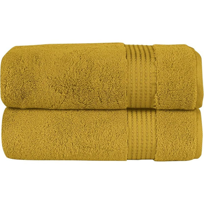 2PC Premium Turkish Cotton Bath Towels